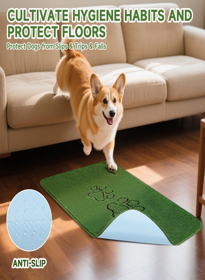 Homimp Washable Pee Pads for Dogs, 1 Pack Super Absorbent Reusable Puppy Pads,Green Long Wool Fake Grass for Potty Training, Upgrade Non-Slip and Leak-Proof,Floor,Couch,Bed and Crate,Green 63"×72" - Image 5